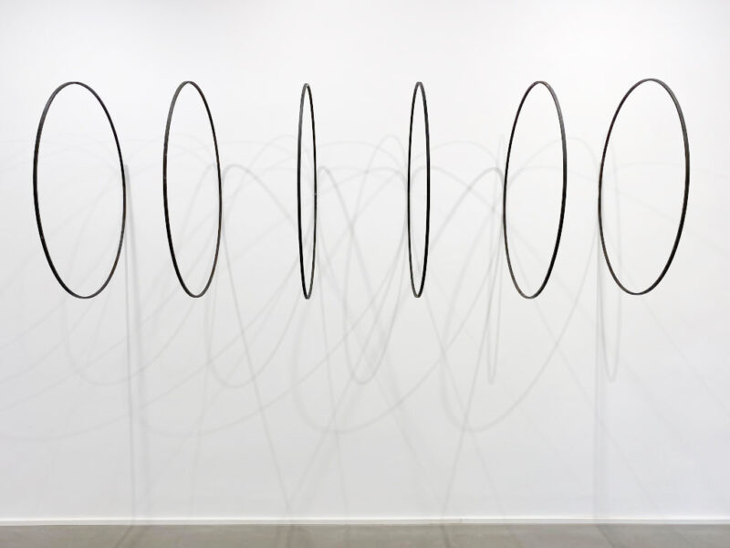 6 Ringe, 2019 | Stahl, je 90 cm | Kai Richter