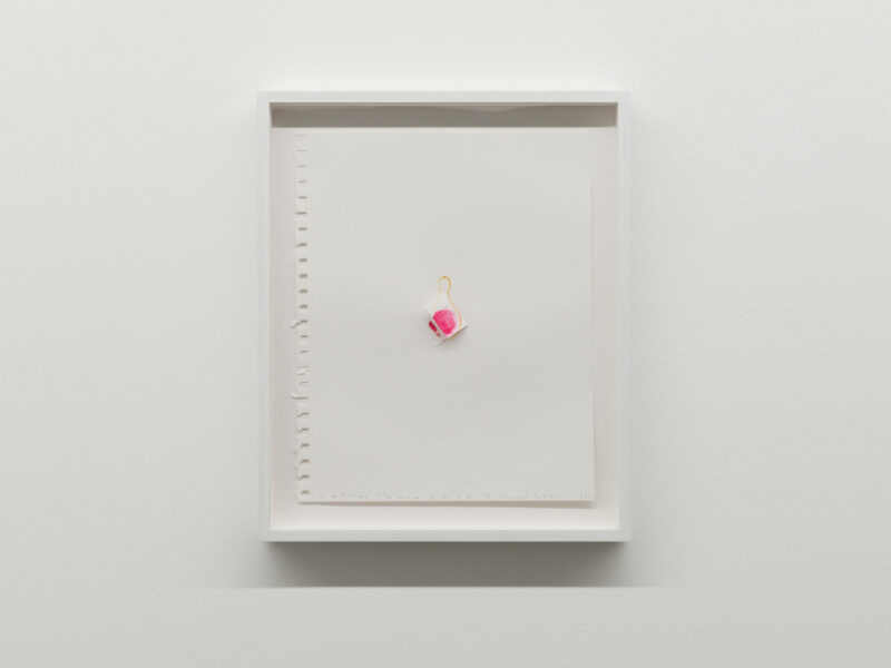 Letter Pause (1), 2009 | Collage, Wasserfarbe auf Papier, 30.4 x 24.1 cm