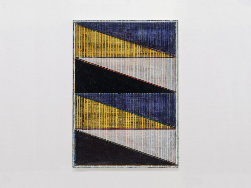 Spiegelung, 2021 | Eitempera, Öl auf Papier, Aluminium, 28 x 20 cm