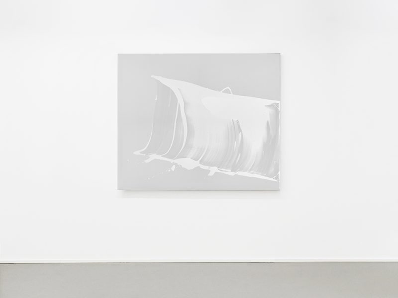 Untitled, 2013 | lacquer on retroreflective fabric, 100 x 120 cm