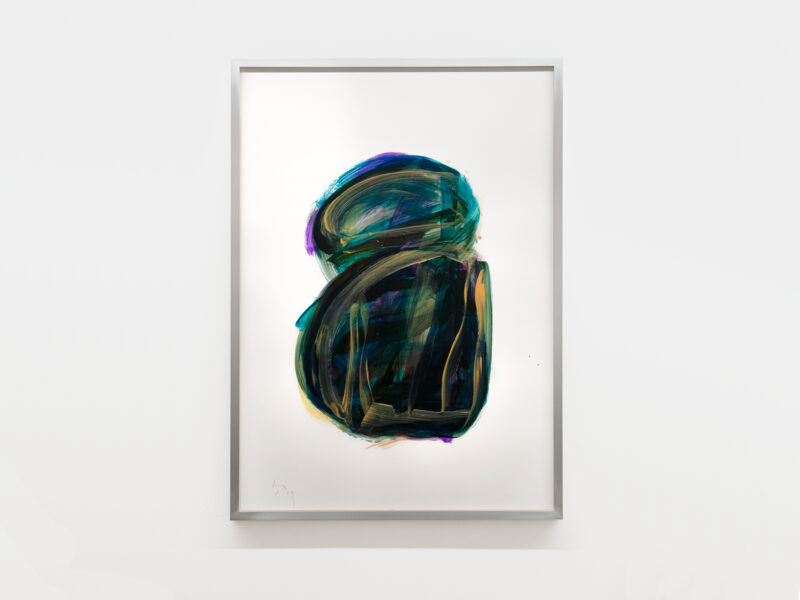Figur Z2 52, 2019 | Acryl auf Kunststofffolie, 100 x 70 cm