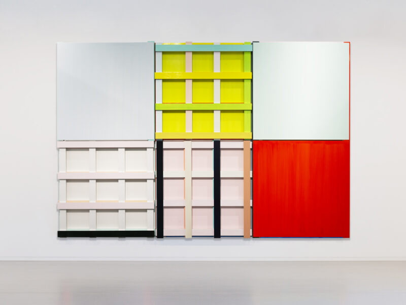 LLLILA, 2002 | acrylic on aluminum, 304.8 x 456.5 x 10.8 cm | Imi Knoebel