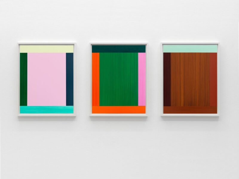 Anima Mundi 37-3 Ed. II, 2019 | acrylic on plastic film, 3-part, each 37 x 29 cm