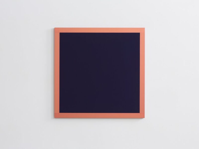 Before Forever, 2019 | Kremer pigments, polyurethane dispersion on Dibond, wooden frame, 92 x 92 cm