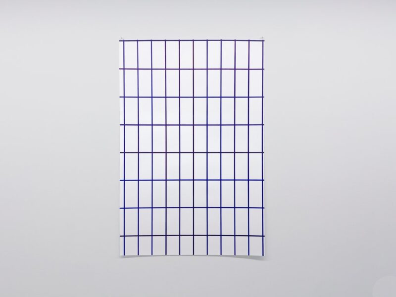 Ohne Titel (Maine), 2022 | Kremer Pigmente, Polyurethan-Dispersion auf Rives BFK Papier, 118 x 80 cm 
