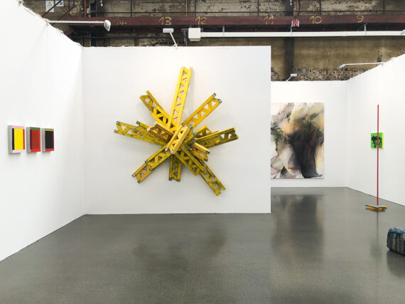 Imi Knoebel | Kai Richter | Natascha Schmitten | Daniel Lergon | Lutz Fritsch | Gereon Krebber | Art Düsseldorf | 2018 | Düsseldorf | Malerei | Skulptur | Wandarbeit