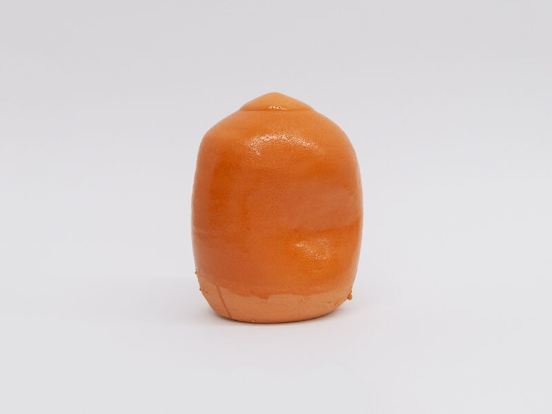 Orange Dip, 2017 | Ton, Gießton, Glasur, Lüster, 33 x 19 x 15 cm