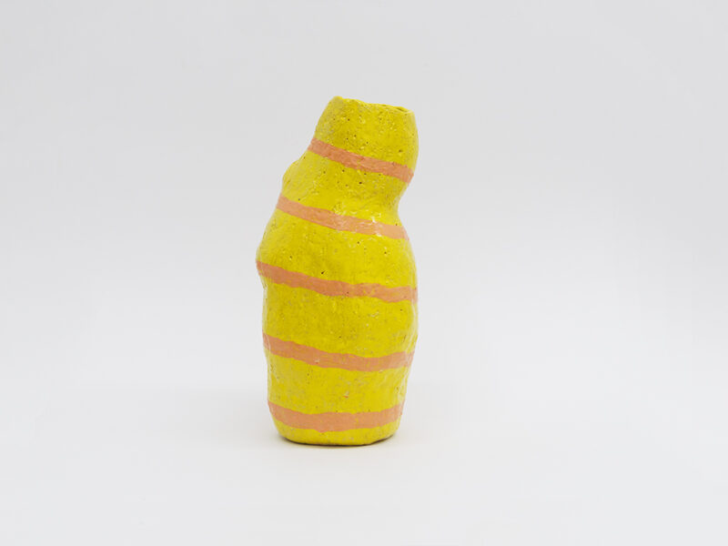 Upstart, 2022 | clay, slip, glaze, 37 x 21 x 19 cm