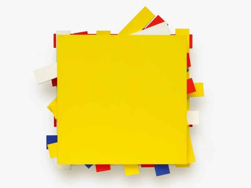 Odyshape C 2, 1995 | acrylic on aluminum, 121 x 121 x 14 cm | Imi Knoebel