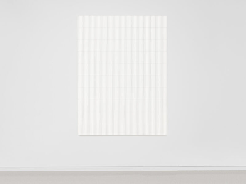 Quer 2/20, 1967 | dispersion, linen on hardboard, 200 x 150 x 4.5 cm