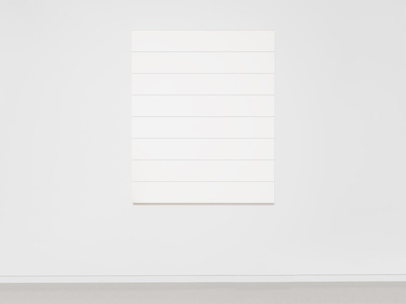 Quer 20/20, 1967 | dispersion, linen on hardboard, 160.2 x 130.3 x 4.5 cm