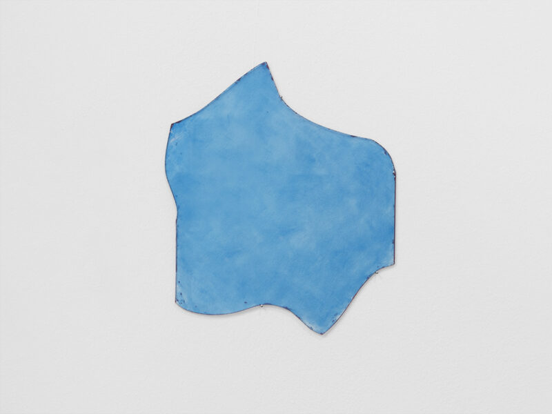 Bruchstücke (die gefallene Wolke), 2023 | Öl auf Glas, 32 x 27 cm | Pius Fox