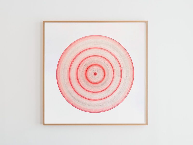 New York Harbor (Sunday 1,2, 2005), 2007 | ink on Japanese Gampi paper, 80 x 80 cm  | Jill Baroff