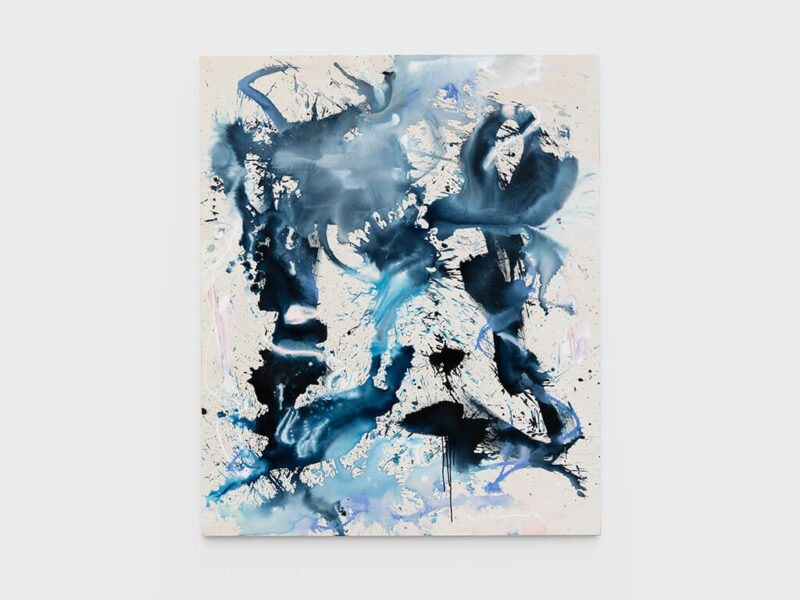 Glotze, 2024 | Acryl, Tusche auf Leinwand, 180 x 150 cm | Alicia Viebrock
