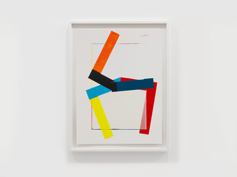 26 Reasons: Reason 14, 2020 | paint on Japanese Gampi paper, mounted, 50 x 36.5 cm | Jill Baroff