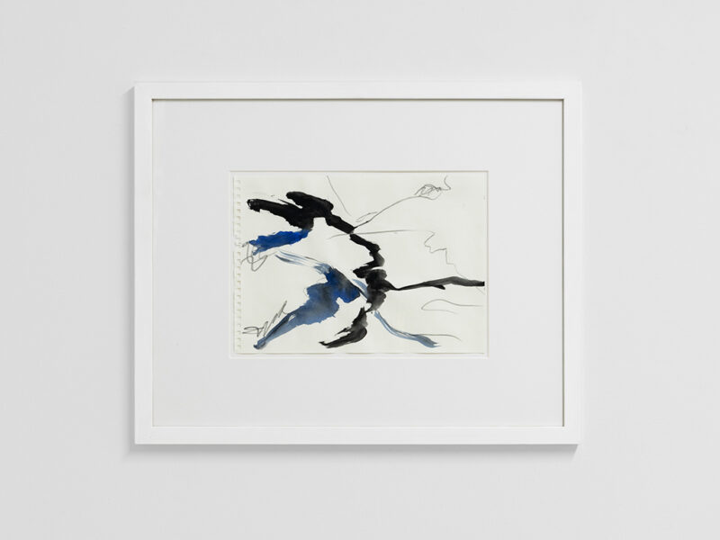 Packeis I, 1994 | Aquarell, Graphit auf Papier, 21 x 29.7 cm