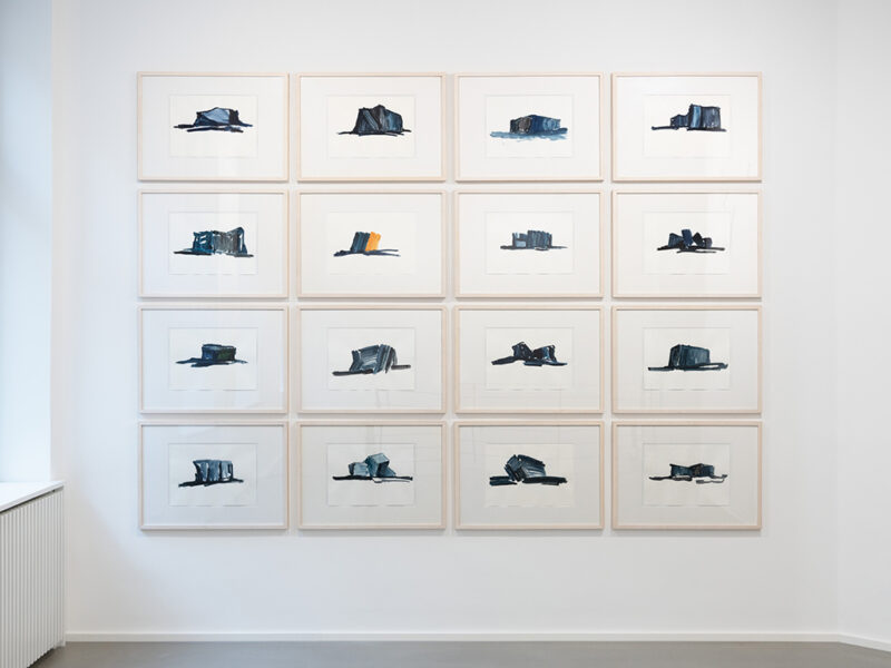 Antarktis-Block, 2005 | Aquarell auf Papier, 16-teilig, je 30 x 42 cm