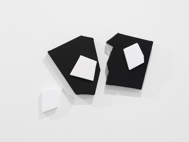 Black Star, 2025 | acrylic on wood, velvet, fabric on wood, 49 x 65 x 13 cm