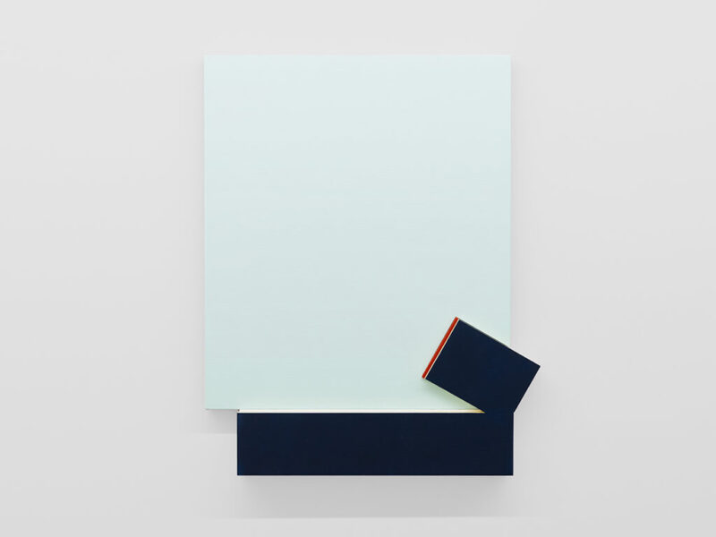 The Wanderer, 2025 | acrylic on canvas, acrylic on wood, felt, 80 x 63 x 6 cm