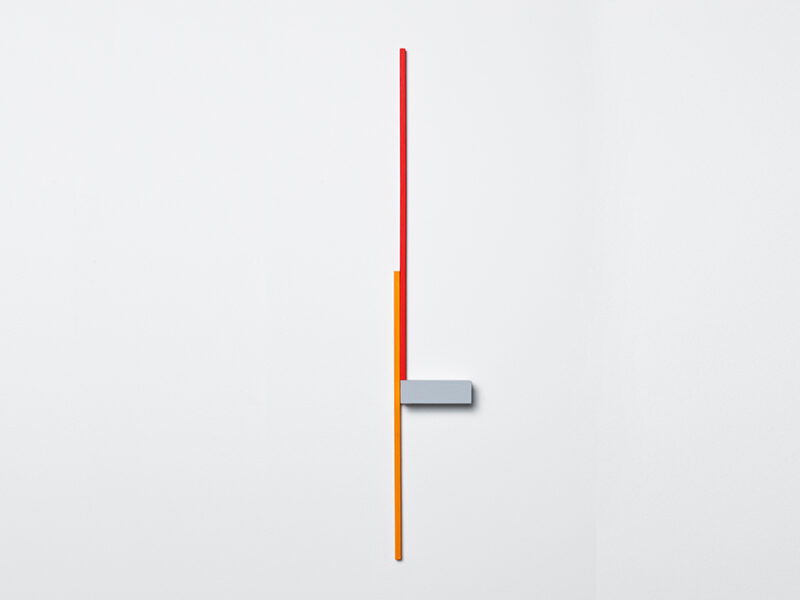 Kunststück, 2025 | Lack, Holz, Stahl, 45 x 6.5 x 2 cm, Auflage 27 | Lutz Fritsch