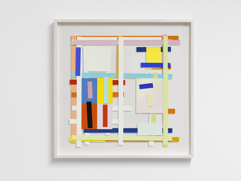 Voyager II Ed., 1996/2018 | Collage, Acryl auf Kunststofffolie, 45.5 x 45.5 cm  | Imi Knoebel