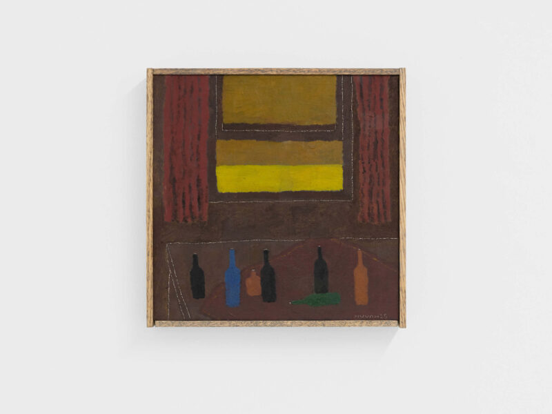 Sideways, 2025 | oil on panel, artist's frame, 26.8 x 26.8 x 4 cm | Tony Huynh