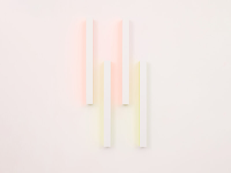 No. 1543, 2025 | Lack auf pulverbeschichtetem Aluminium, 4-teilig, 72 x 40 x 8 cm