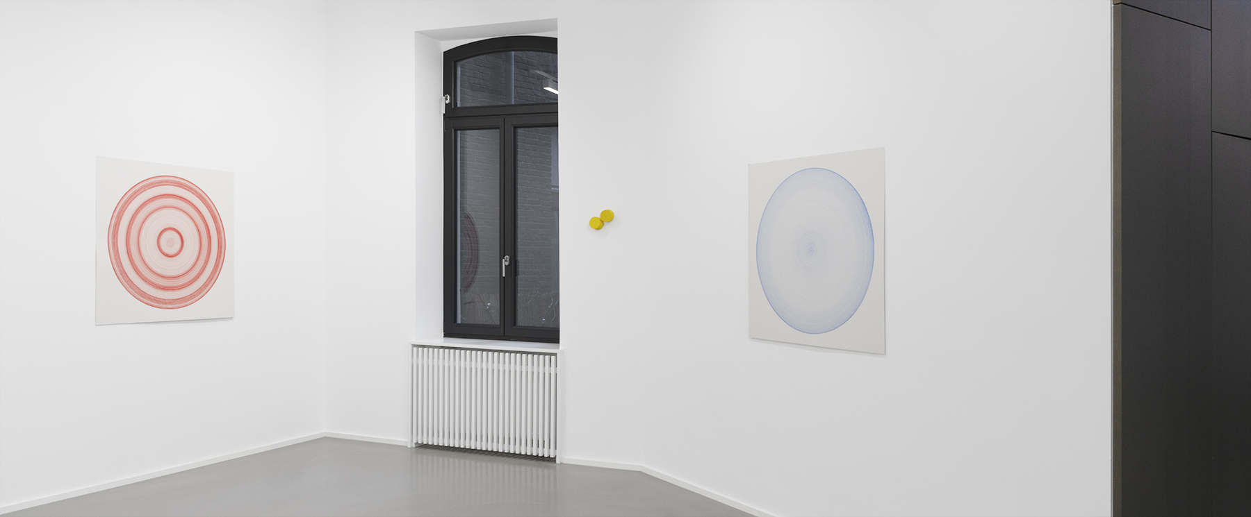 Jill Baroff, Always, Sometimes, 2026, Galerie Christian Lethert, Köln | New York Harbor (Storm), 2025, Yellow Dials, 2026, Ophelia’s Surge, 2024 | Zeichnung, Wandarbeiten