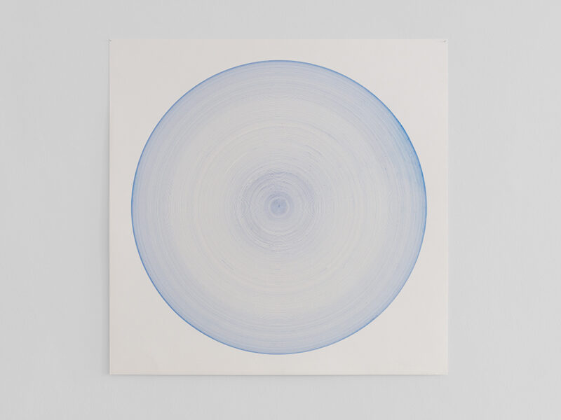 Ophelia’s Surge, 2024 | Tinte auf japanischem Gampi Papier, kaschiert, 101 x 101.5 cm