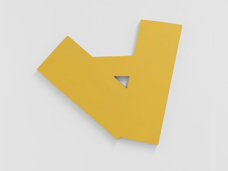 Zeichen 2025-013, 2025 | Acryl auf Aluminium, 48 x 56.5 x 3 cm
