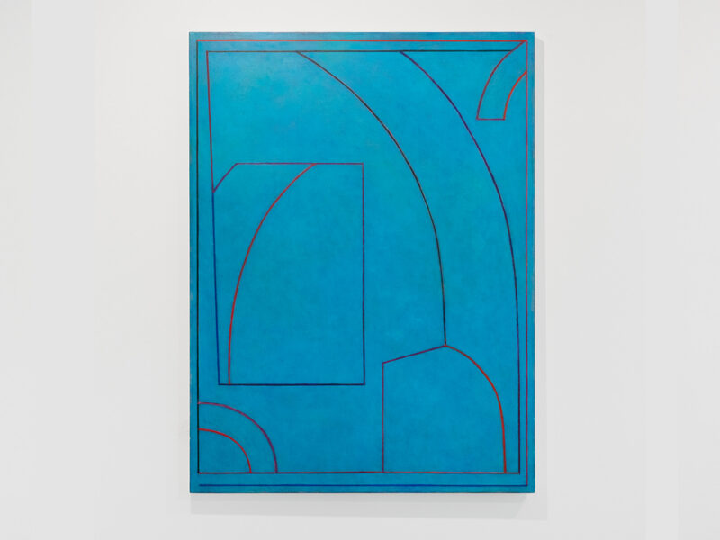 Der Garten der blauen Träume, 2026 | oil, egg tempera on canvas, 120 x 90 cm